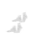 FALKE Happy sneakersokken – set van 2 wit