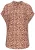 VIVANCE Blouse  beige / crème / chocoladebruin / cognac