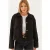 Geborduurde Korte Woven Jacket met Hemdenkraag