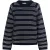 Dreimaster Gebreide trui Dames marine wol wit