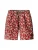 Hackett London Zwemshorts ‘Fauna’  grijs / rood / wit