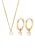 ELLI PREMIUM Sieraden set  goud / rosa