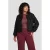 GREAT LOOKS glitter jasje met textuur zwart