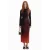 Desigual midi jurk met print – zwart/oranje