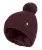 Heat Holders – Thermische muts voor dames met pompon – Wijn