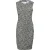 Diane Von Furstenberg bodycon jurk met slangenprint in zwarte viscose