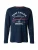 TOM TAILOR Shirt  blauw / wit