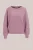 WE Fashion – Dames oversized trui van wolmix met boothals – Oversized – Lichtpaars –