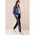 Cecil Dames Broek met Gallo strepen in Blauw