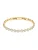 Swarovski Armband ‘Una’  goud / transparant
