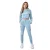 Sweatshirt capuchon court fluwelen vrouw Project X Paris