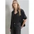 Street One Dames Satijnen blouse top in Zwart