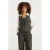Smashed Lemon Modieus en getailleerd grijs en wit pinstriped gilet |