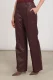 Nukus Jill Pants Pu Nkf09061 Broek 333 Cherry