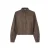 Modström suèdelook jas – bruin