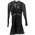 Self-Portrait Hall mini-jurk van kant en mesh in zwart polyester