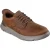 Skechers Garza Duran Leren Heren Donkerbruine Veterschoenen