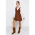 Unifarben mini mouwloze casual slim fit jurken voor dames