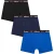 Ellesse Heren Muxel885 Boxer Shorts (Verpakking van 3) (Zwart/Navy/Blauw)