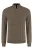 Fellows United Fellows United Pullover Half Zip Fancy Rib Structure Mid Brown/Bronze  2XL