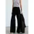 Mango flared broek – zwart