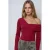 Asymmetrische Halstextuur Gebreide Top