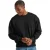 Fruit of the Loom Heren Superkatoenen Sweatshirt (Zwart)