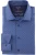 OLYMP Luxor 24/Seven Dynamic Flex Overhemd blauw/bruin, Motief