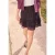 Street One Studio Dames Kniehoge chiffonrok met luipaardprint in Paars
