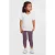 Anytime capri legging paars melange