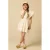 Sissy-Boy midi jurk met borduursels – wit