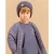 Wheat oversized longsleeve met print – antraciet