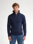 Petrol Knitwear Collar M-3050-kwc258 Trui 5090 Deep Capri