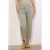LOLALIZA straight high waist broek lichtkaki