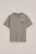WE Fashion – Jongens T-shirt met print – Regular fit – Grijs – Katoen –