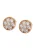 faina Oorbellen  rose-goud / transparant