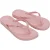 Ipanema Platte teenslippers met Anat-logo voor dames (Lichtroze)