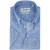 Korte mouw blauw gemeleerd Ledub Modern Fit overhemd