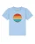 watabout.kids Shirt ‘Retro Sunset Ocean’  cyaan blauw / lichtblauw / donkerbruin / oranje