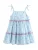Next Jurk  hemelsblauw / donkergroen / rood / offwhite