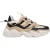Steve Madden Dames Spectator Veterschoenen Chunky Platform Trainers (Zwart Zilver)