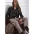Geruite jacquard overhemdblouse