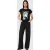 AllSaints Static Anna Tee Black