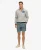 Superdry Mannen Premium Zwemshort met Borduursel – 43 cm Lichtblauw