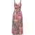 PINKO Bruce Abito Georgette Stampa W Mult. Pink/green