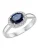 Smart Jewel Ring  navy / zilver