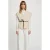 Morgan teddy gilet met ceintuur – ecru