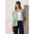 Cecil Dames Gestreept overhemd blouse in Groen