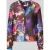 milano italy regular fit blouse van viscosemix met v-hals