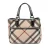 Tweedehands Supernova Gecheckte Gecoate Canvas Tote
